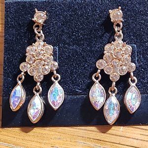 Charter Club fancy cruise prom earrings vintage new nwt